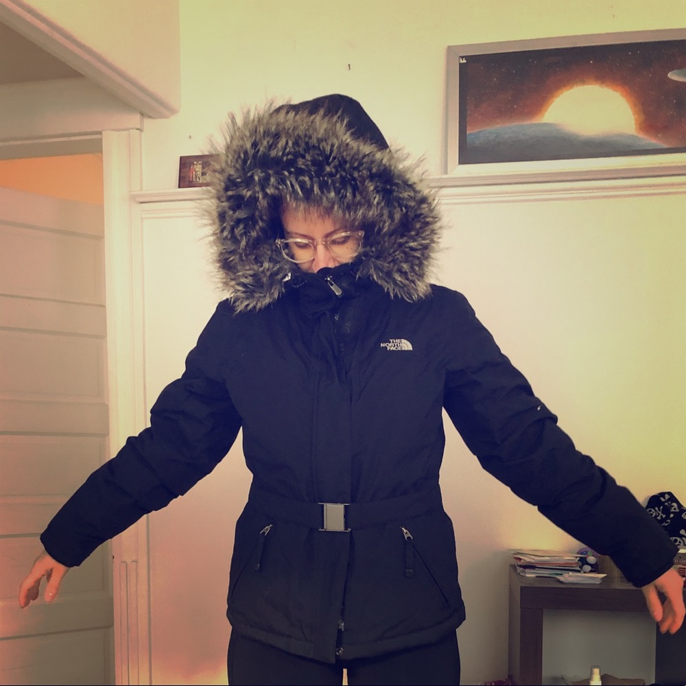 North Face Short Belted Coat